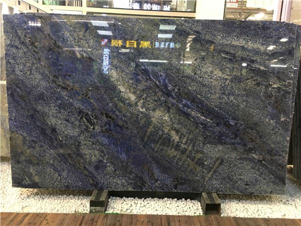 blue bahia quartzite polished