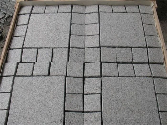 Paving stone G603 granite project for garden
