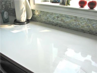 Ren hvid marmor bordplader