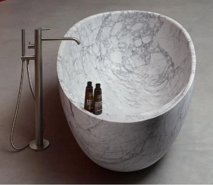 Arabescato Marble Bathtub for interior