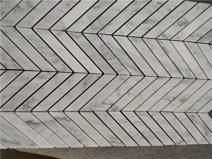 white marble mosaic tiles for wall