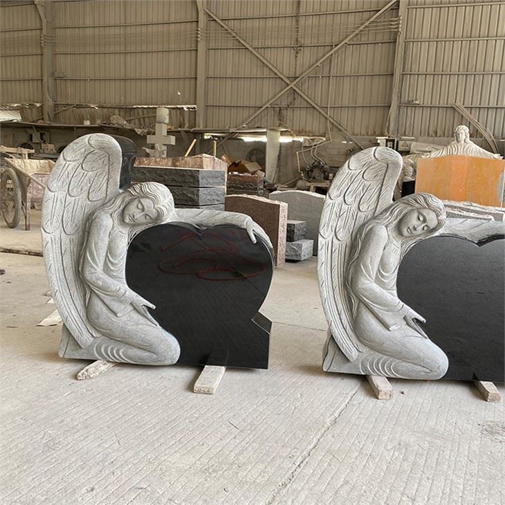 Angel tombstone granite (2)