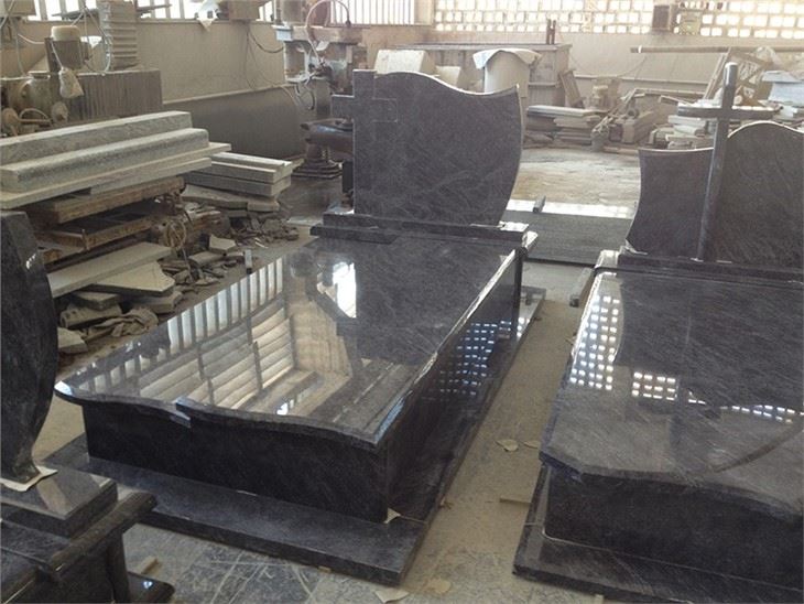 bahama blue granite tombstone (2)