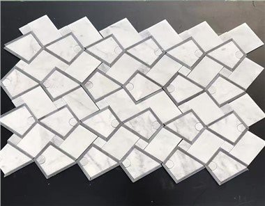 Hvid Mosaik Tile Backsplash