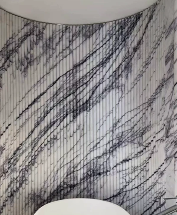 Milas Lilac Marble Bathroom wall tile