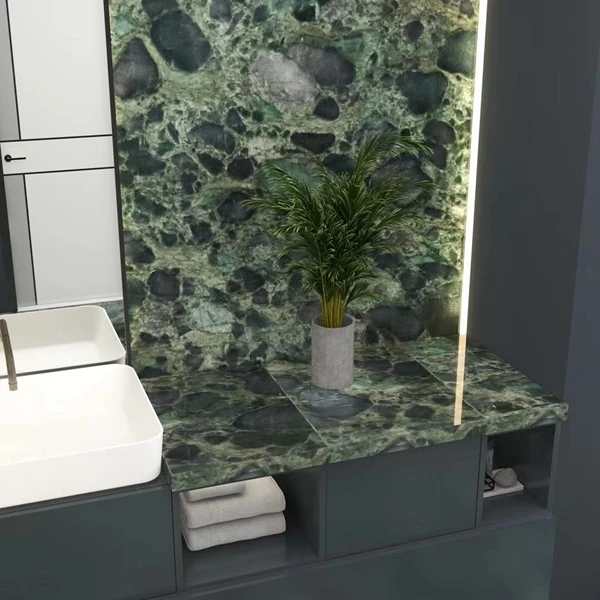 Palladium Smeraldo Quartzite vanity top
