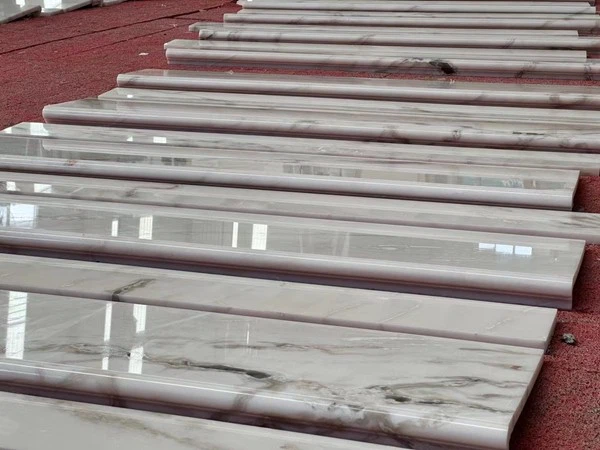 White Marble Stairs